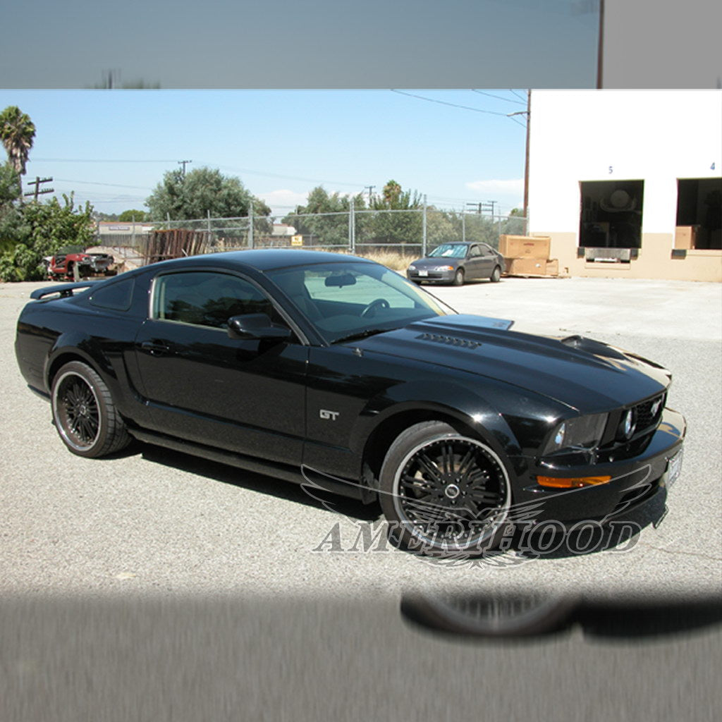 Ford Mustang 2005-2009 Type-SMS Style Functional Heat Extraction Ram Air Hood